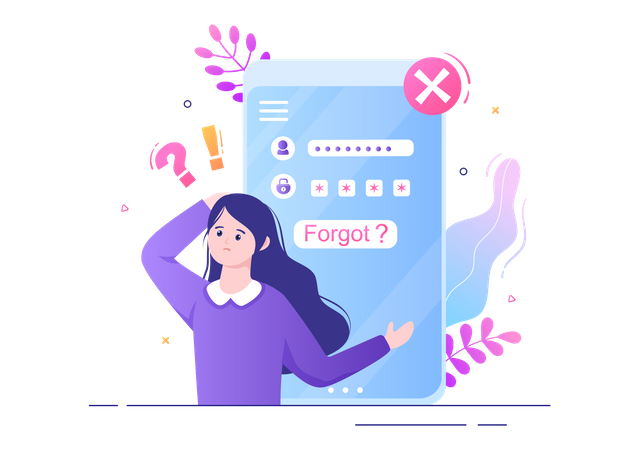 Forgot Password Illustration
